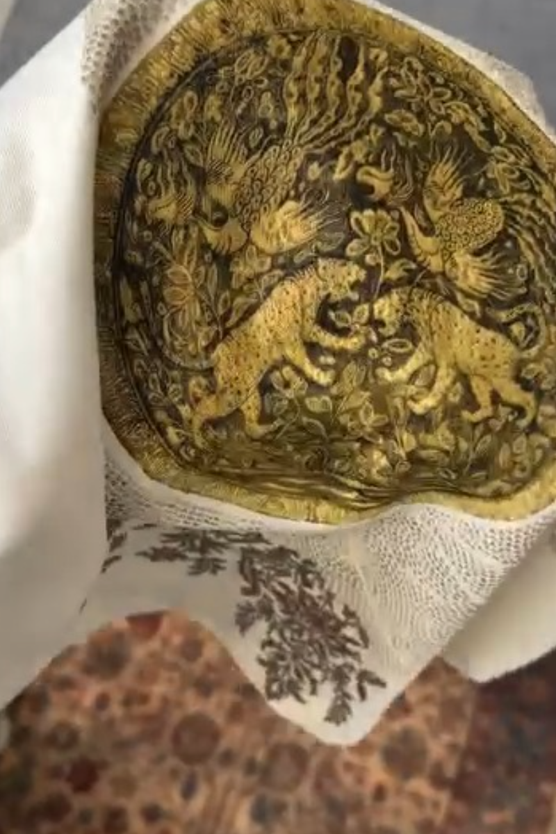 Men's Gold Print T-shirt