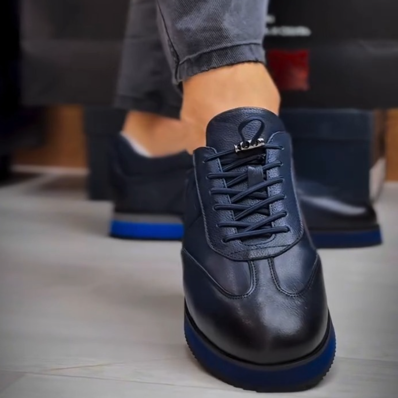 Blue HeritageBlend Retro Sneakers