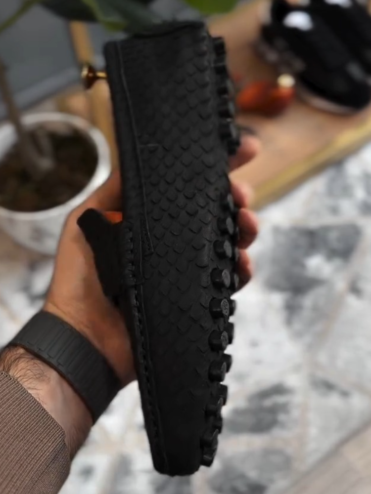 High-Shine Croc Loafers