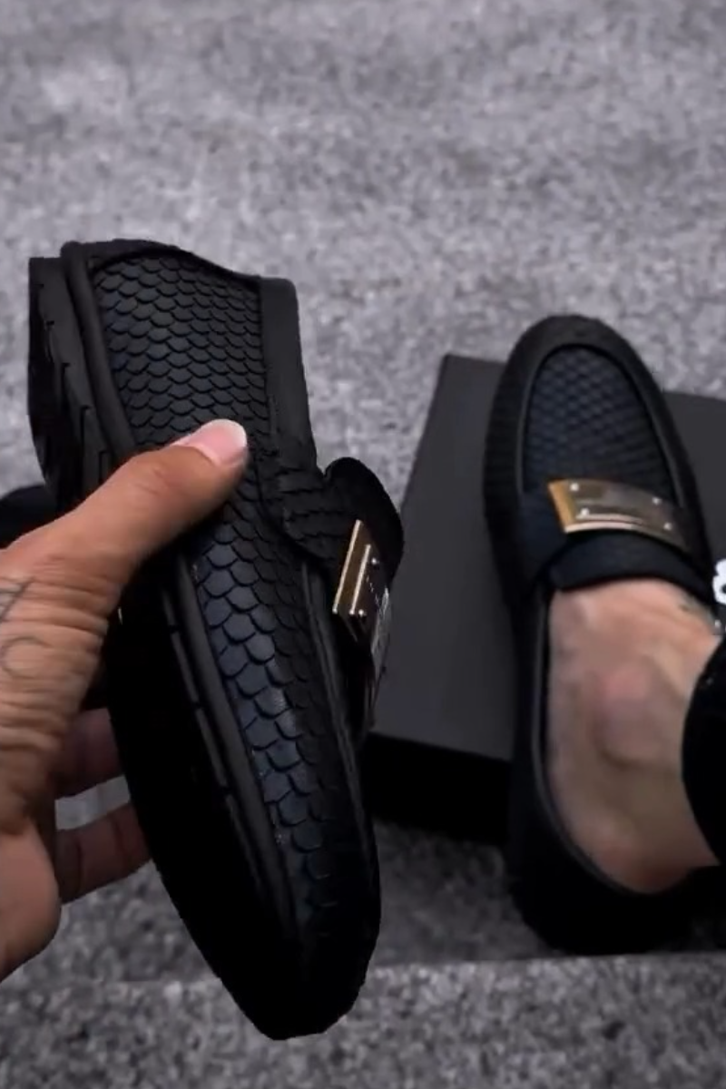 Luxury Alligator Leather Loafers