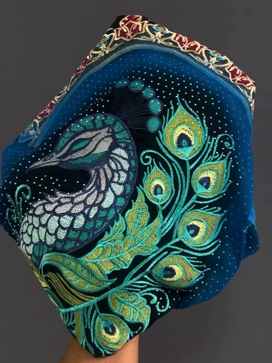 Men's Peacock Printed Tee