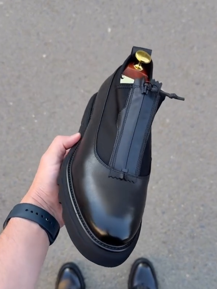 ZipLux Leather Loafers