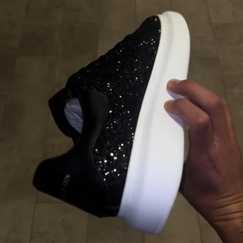 Luxury Street Glitter Dust Sneakers