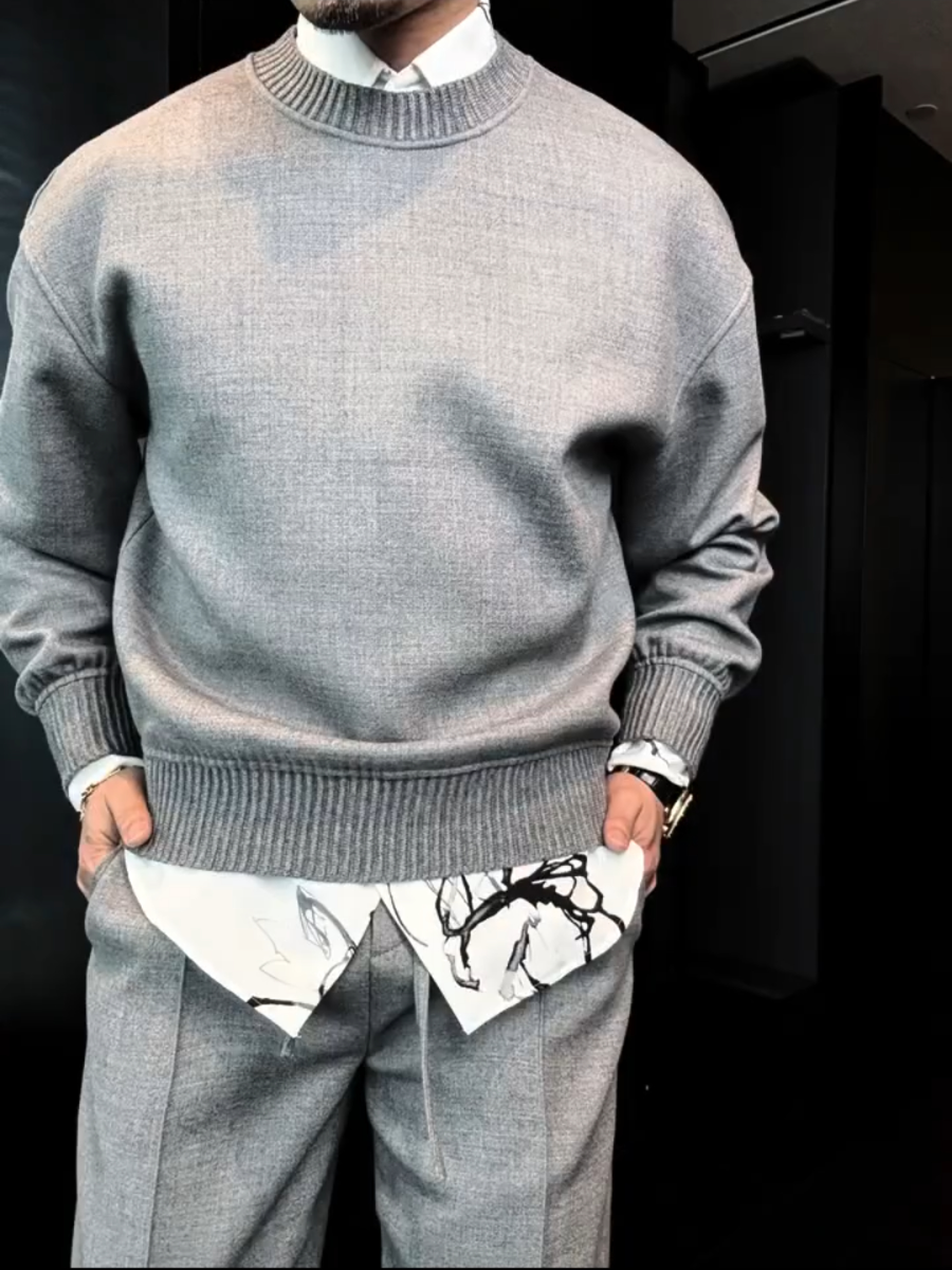 Men's Simple Cotton Suit
