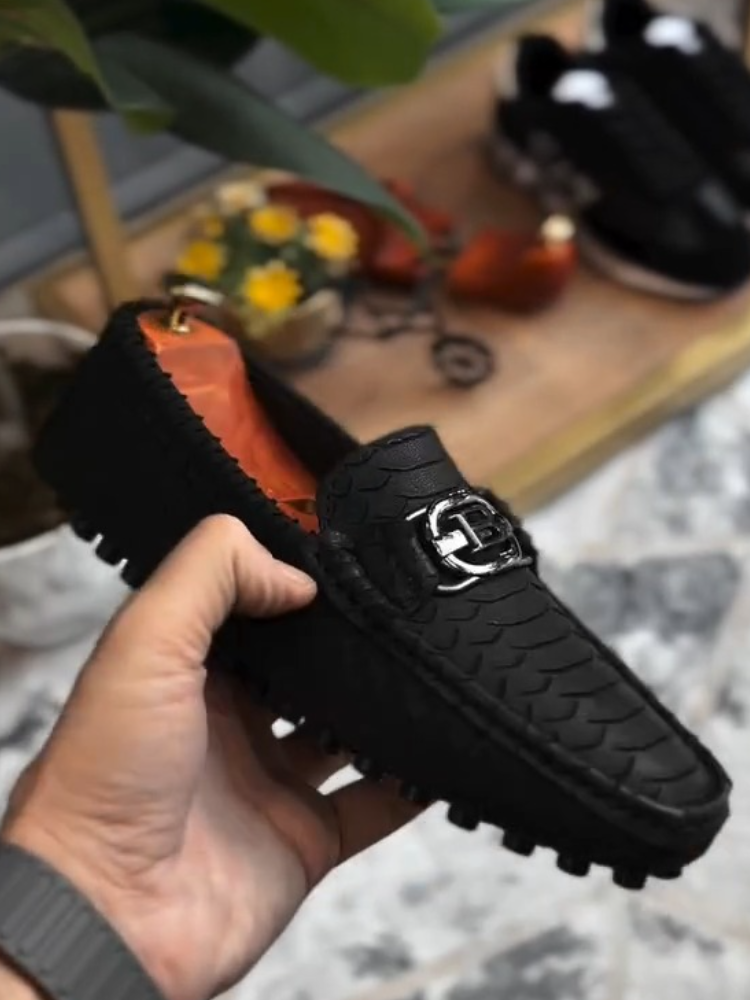 High-Shine Croc Loafers