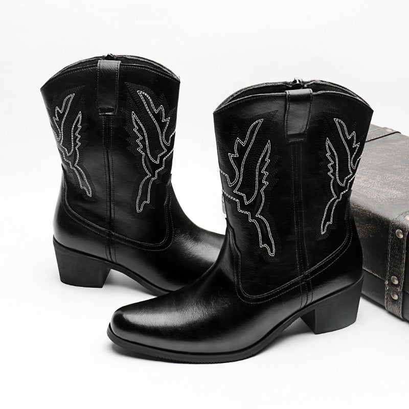Tooling Fashion Vintage Zipper Boots