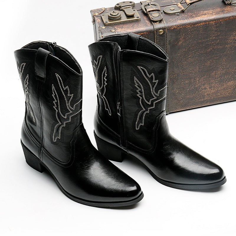 Tooling Fashion Vintage Zipper Boots