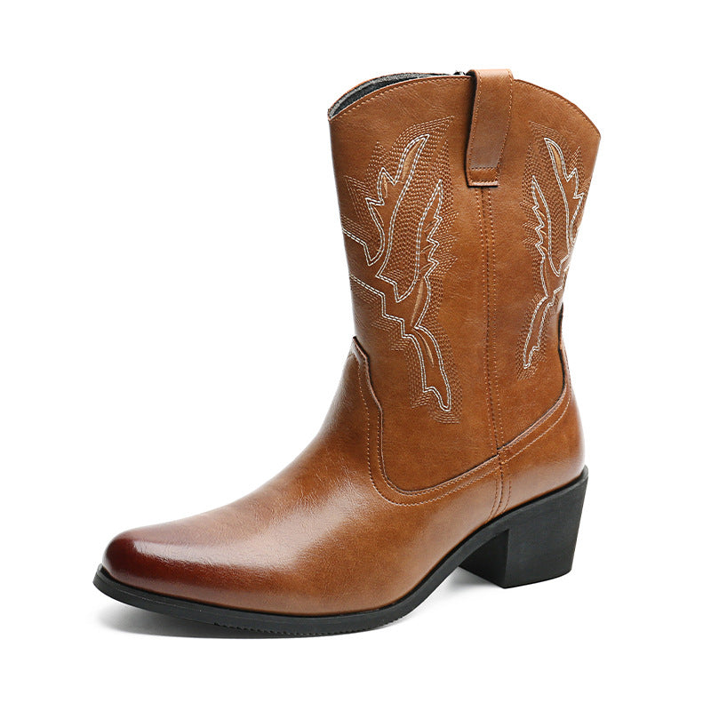Tooling Fashion Vintage Zipper Boots