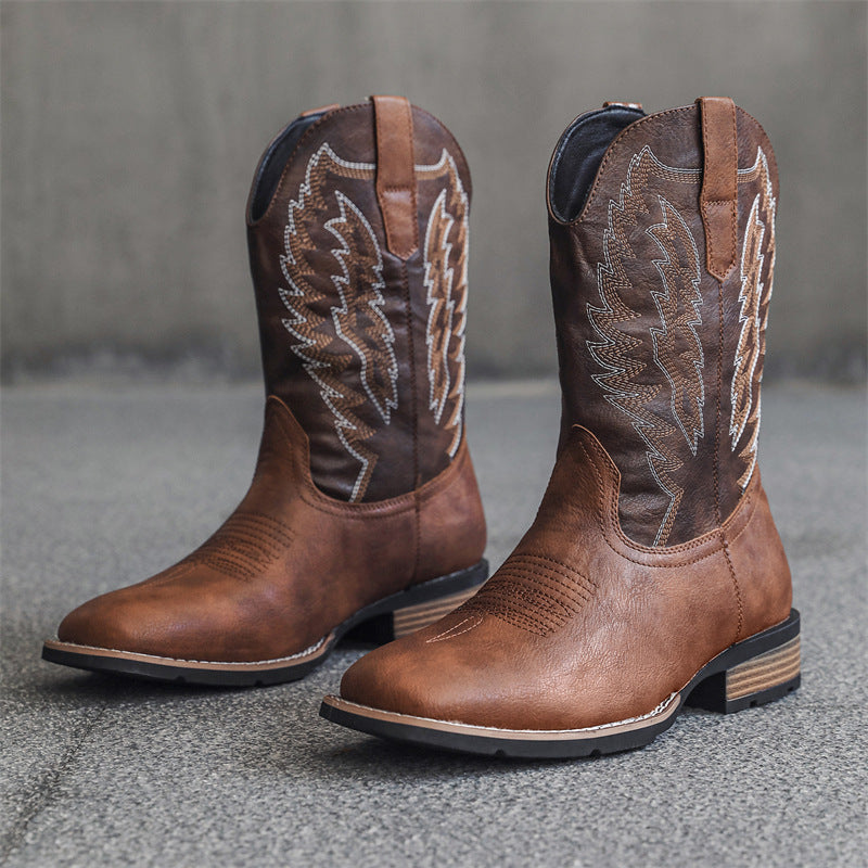 Western Soul Embroidered Rider Boots