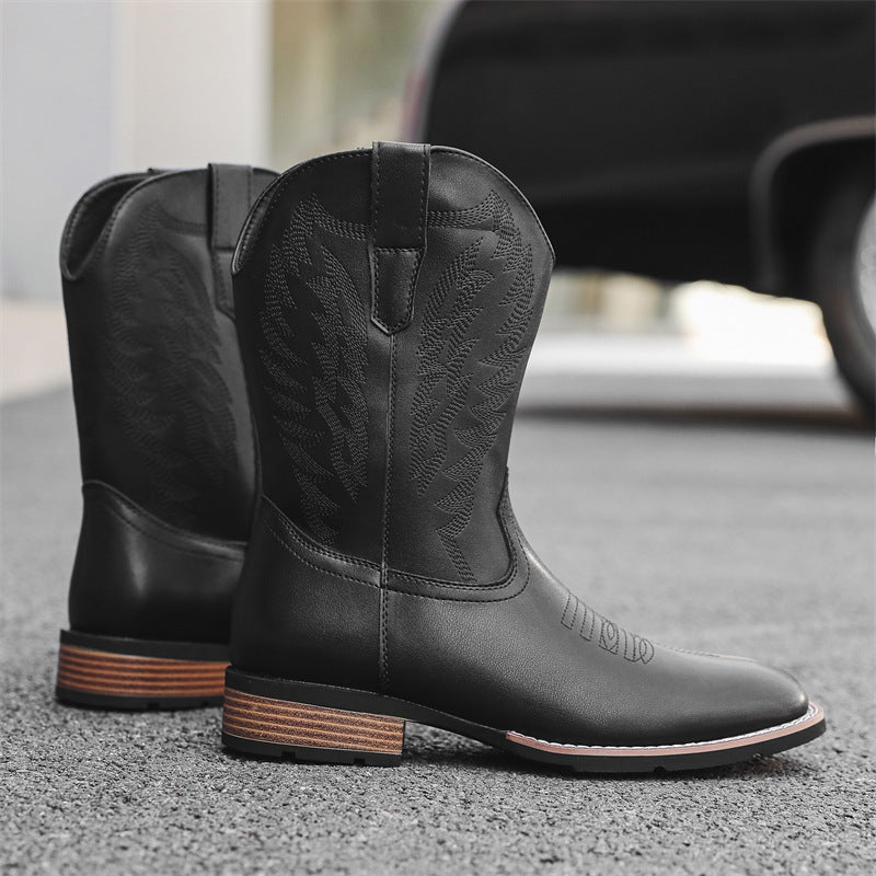 Western Soul Embroidered Rider Boots