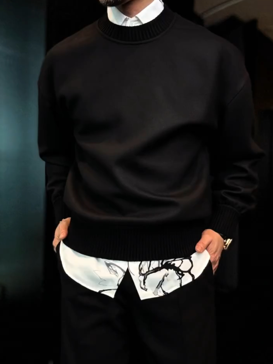 Men's Simple Cotton Suit