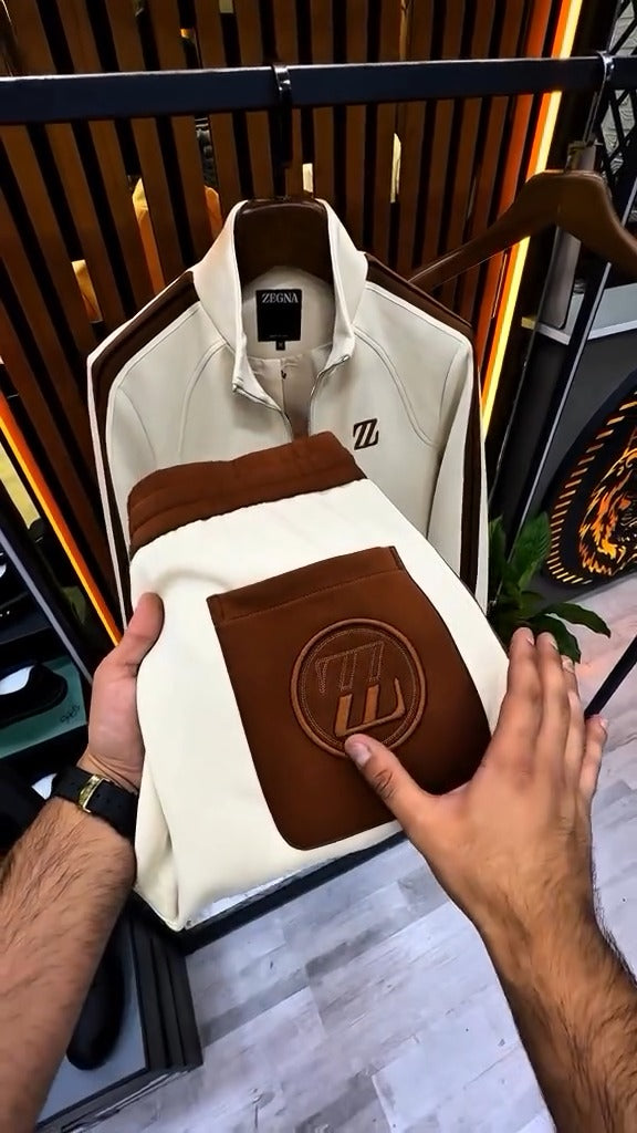 Men’s Two-Piece Track Suit Set – Clean Design, Everyday Comfort