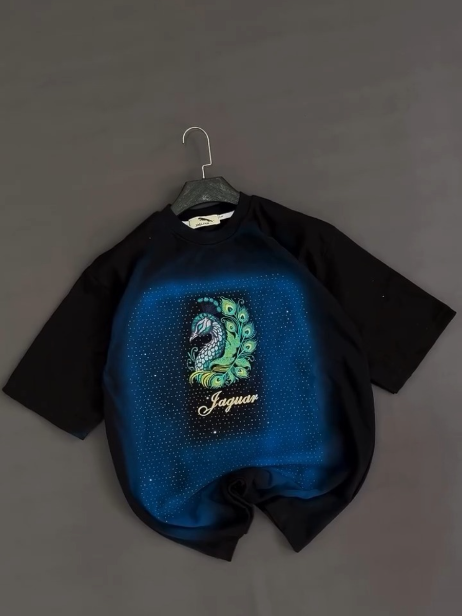 Men's Peacock Printed Tee