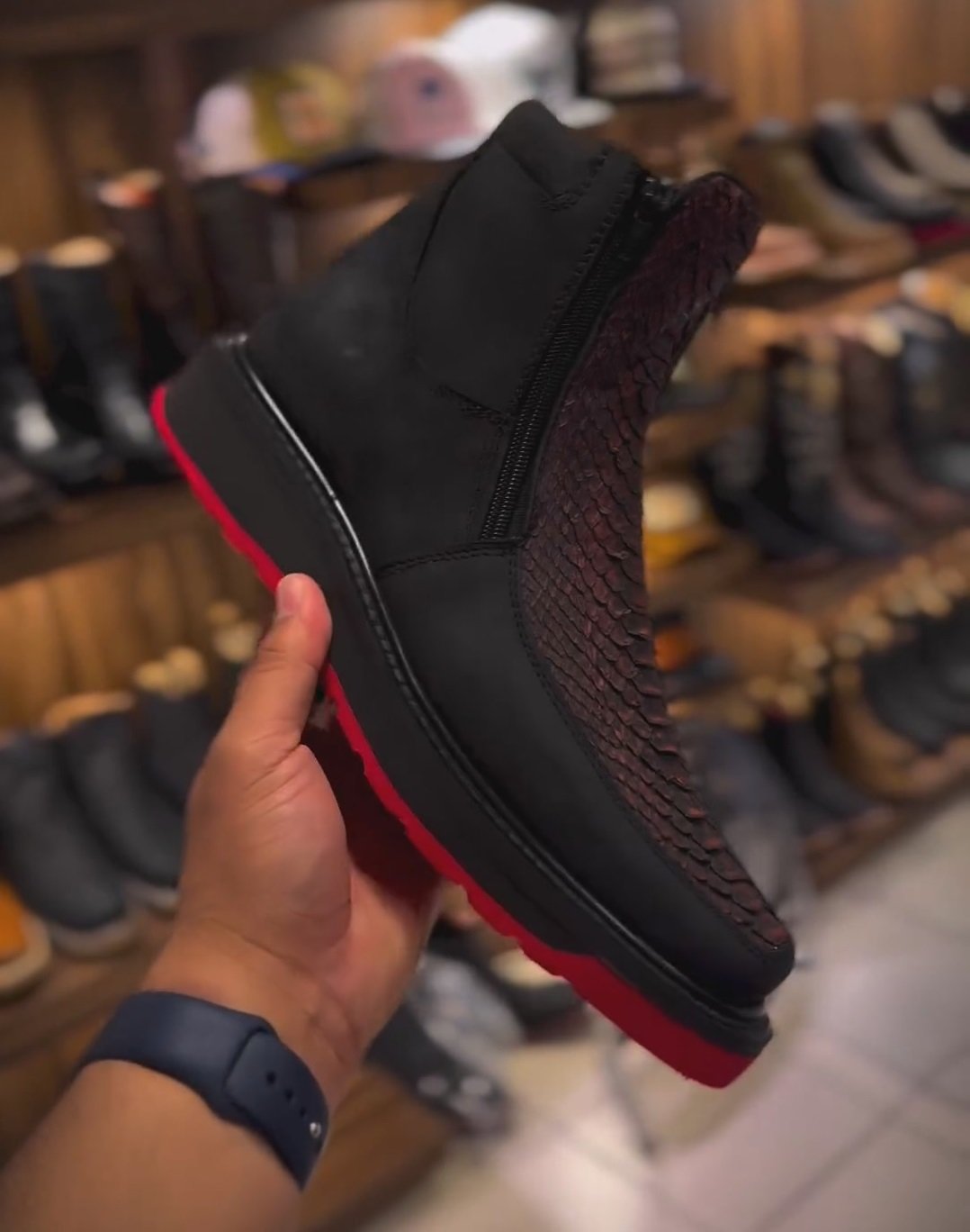 Colorblock West Boots