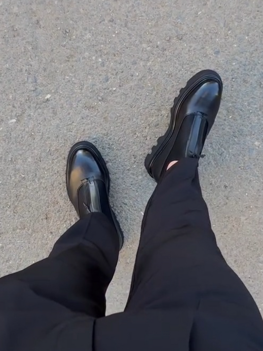 ZipLux Leather Loafers