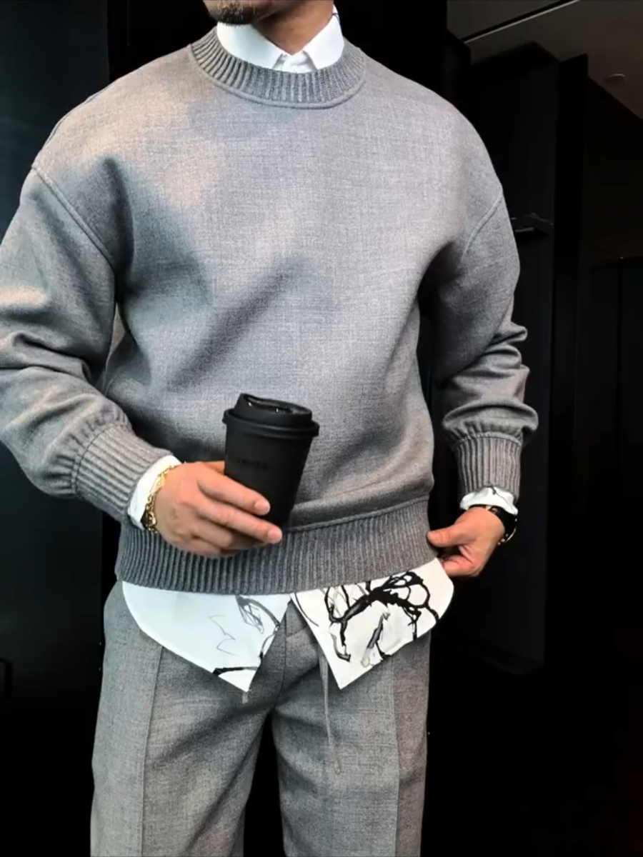 Men's Simple Cotton Suit