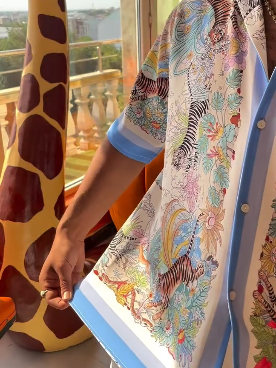 Men's Tiger Jungle Printed Tee