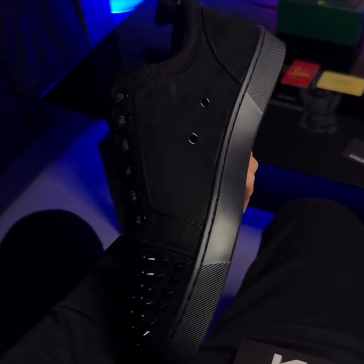 Men's Fashion Studded Leather Shoes