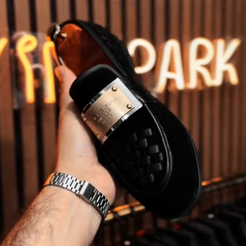Imperium Woven Leather Loafers