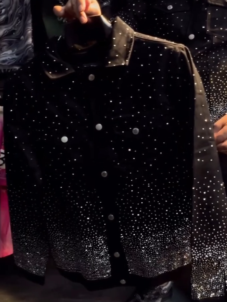 Luxury Rhinestone Sparkle Shirt