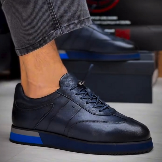 Blue HeritageBlend Retro Sneakers