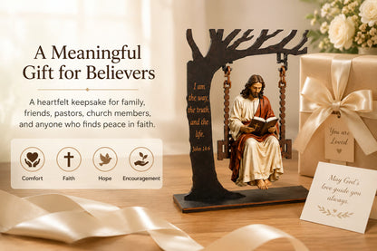🔥Last Day 50% OFF - ✝️📚Christian Jesus Swing Ornament