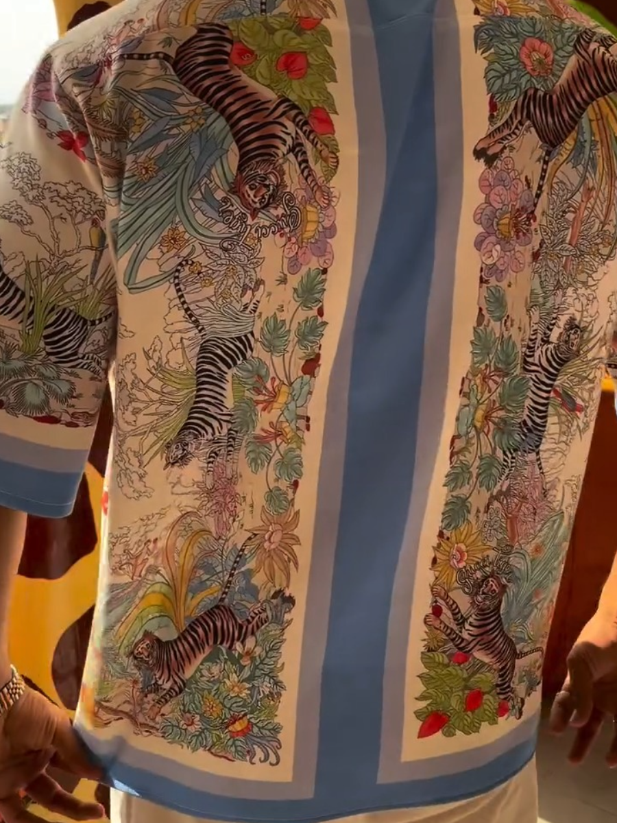 Men's Tiger Jungle Printed Tee