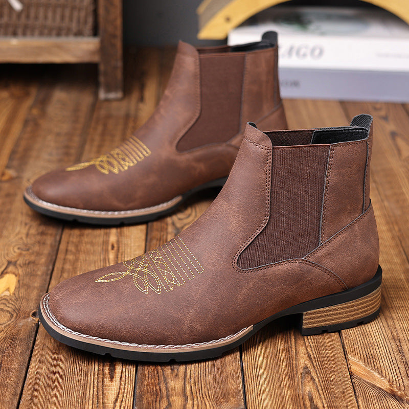Chelsea Embroidered Boots