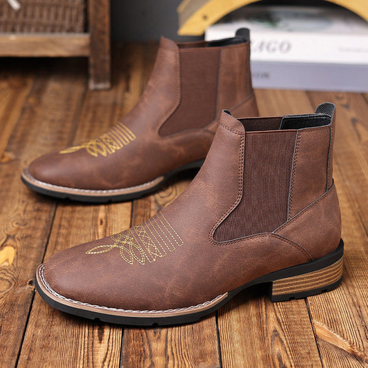 Chelsea Embroidered Boots