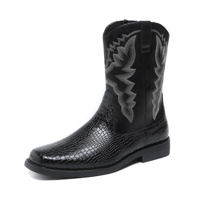 Western Soul Breathable Pointed Toe Boots
