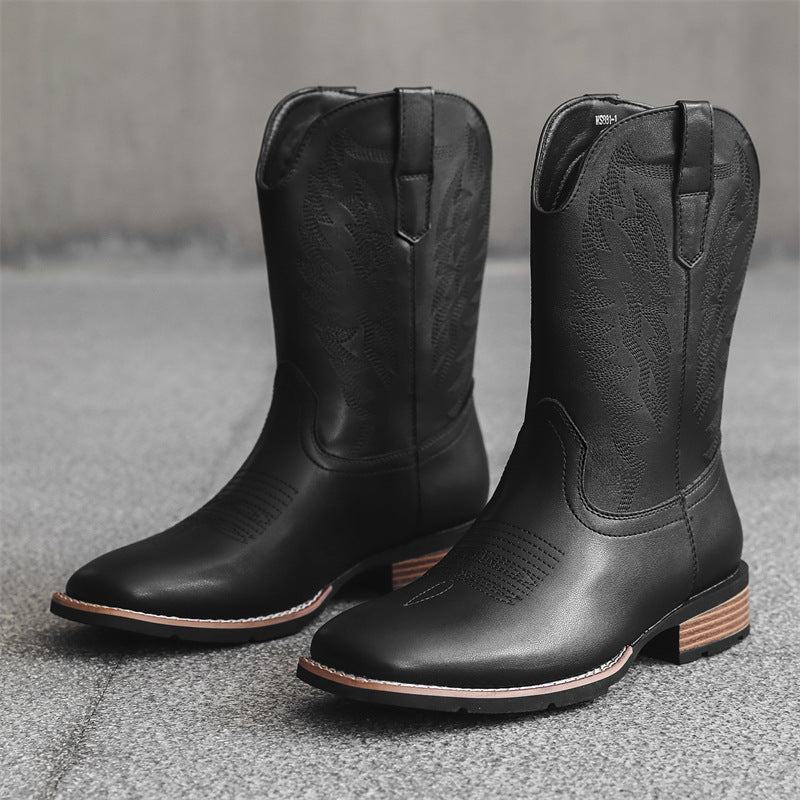 Western Soul Embroidered Rider Boots