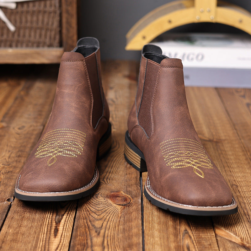 Chelsea Embroidered Boots
