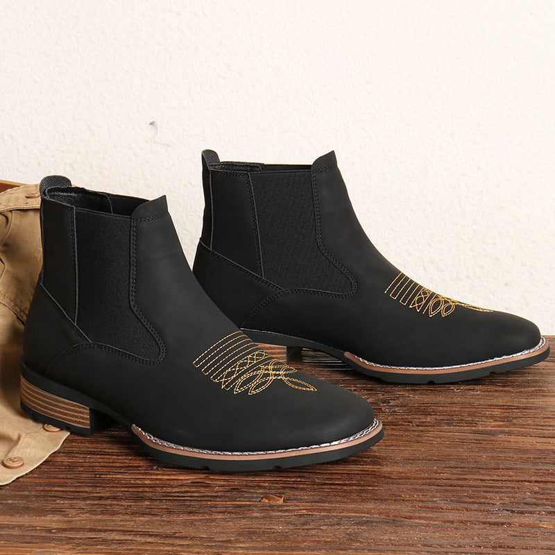 Chelsea Embroidered Boots