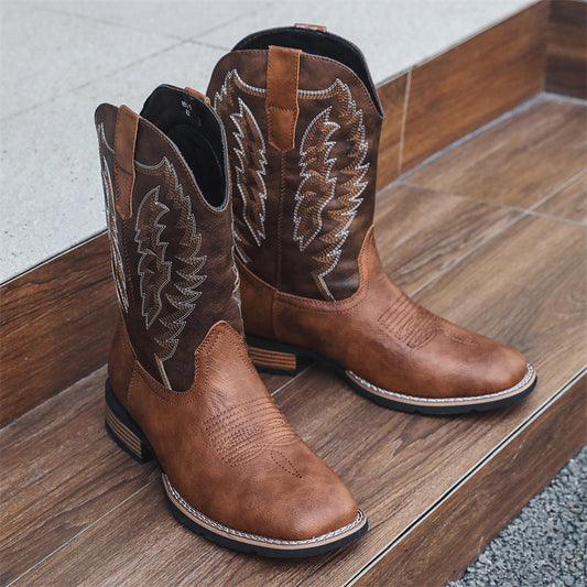 Western Soul Embroidered Rider Boots