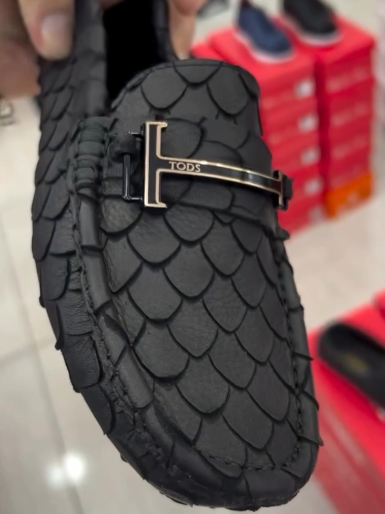 High-Shine Croc Loafers