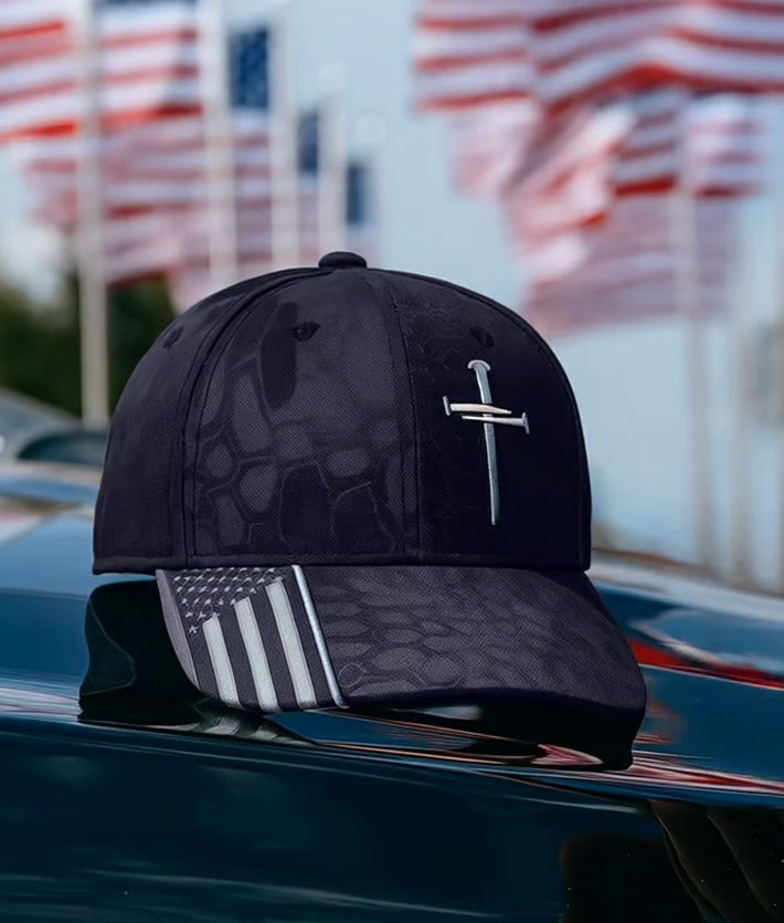 🔥Last Day 49% OFF-✝️Adjustable Jesus 3 Nail Cross Hat