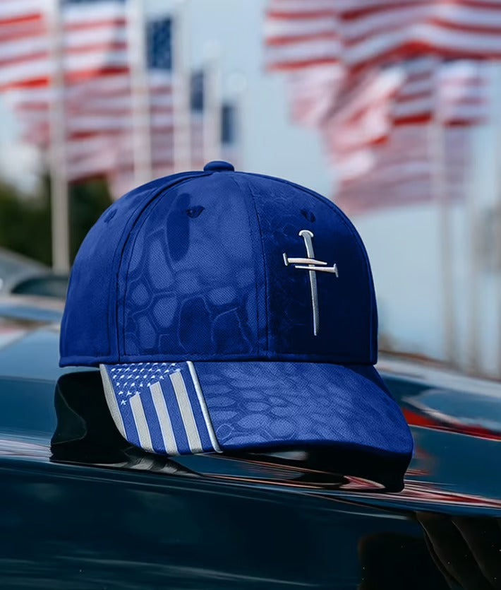 🔥Last Day 49% OFF-✝️Adjustable Jesus 3 Nail Cross Hat