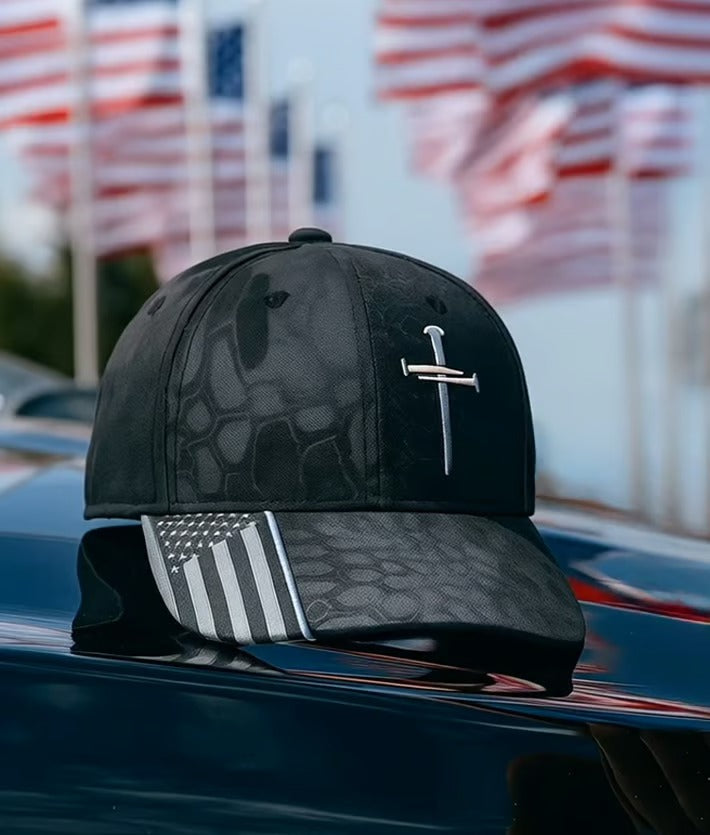 🔥Last Day 49% OFF-✝️Adjustable Jesus 3 Nail Cross Hat