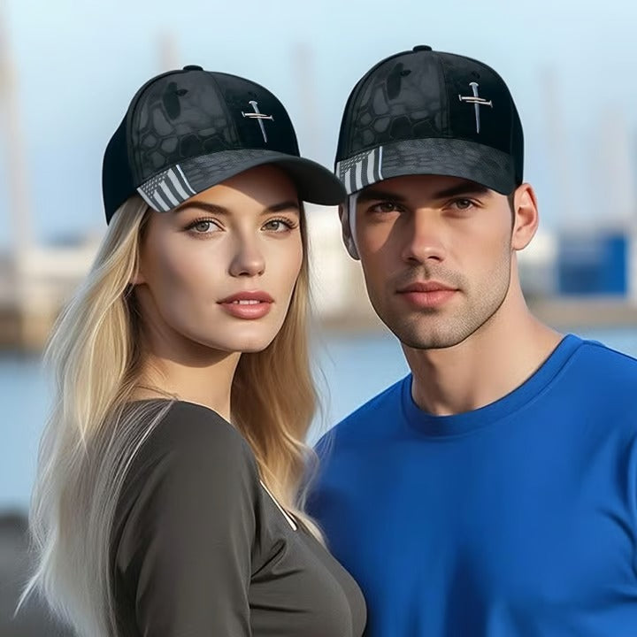 🔥Last Day 49% OFF-✝️Adjustable Jesus 3 Nail Cross Hat