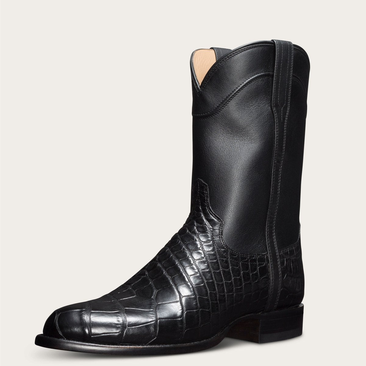 Vintage Men's Crocodile Print Boots