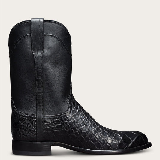 Vintage Men's Crocodile Print Boots