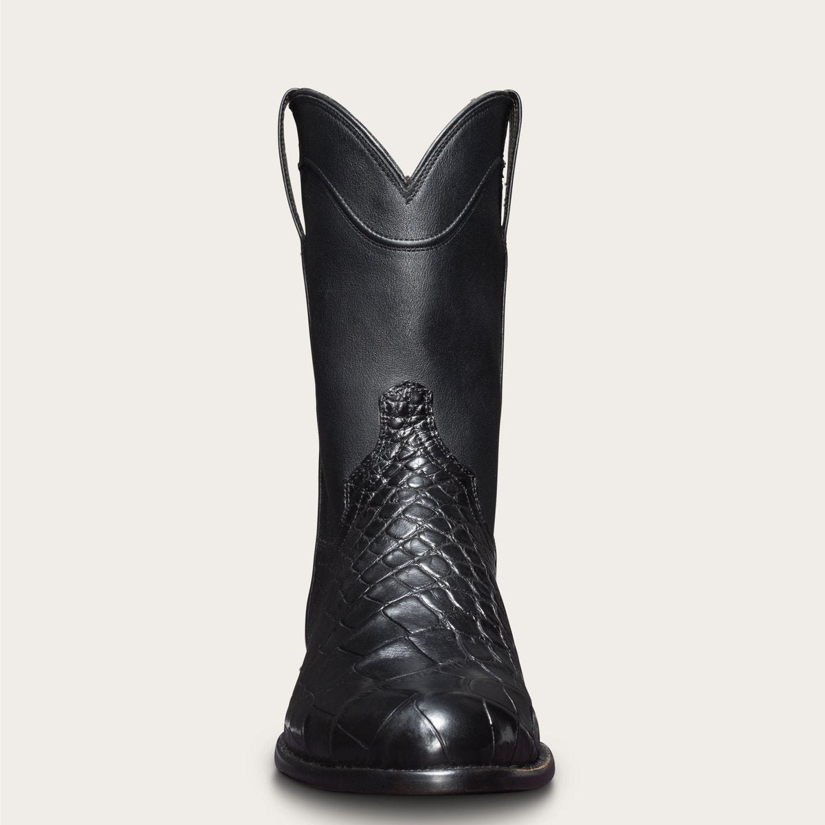 Vintage Men's Crocodile Print Boots